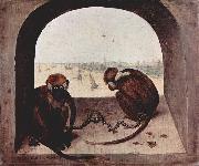Pieter Bruegel the Elder Zwei Affen France oil painting artist